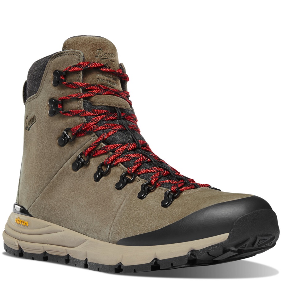 Arctic 600 Side-Zip 7 Brown/Red 200G Danner