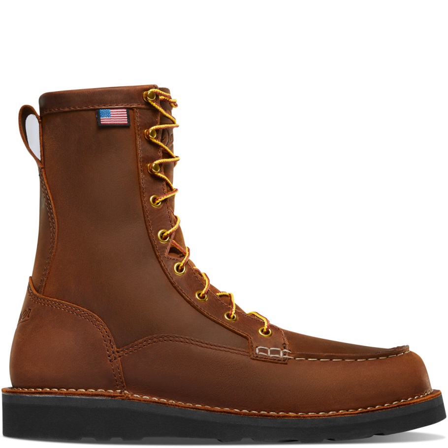 Danner Bull Run Moc Toe 8 Tobacco Wedge