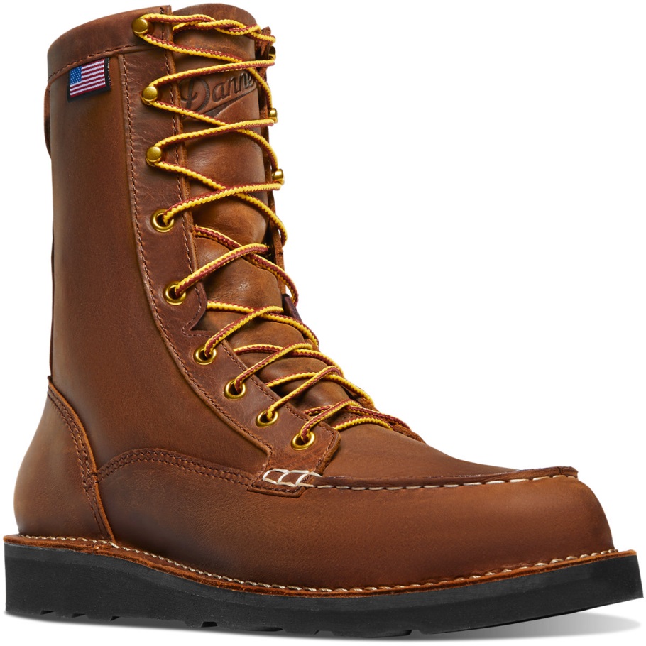 Danner Bull Run Moc Toe 8 Tobacco Wedge
