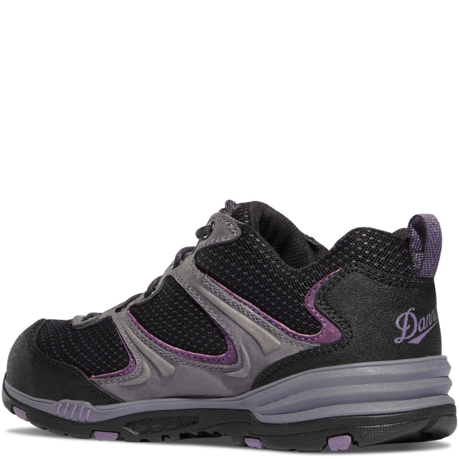 Danner Women's Springfield Low 3 Gray/Purple ESD Composite Toe