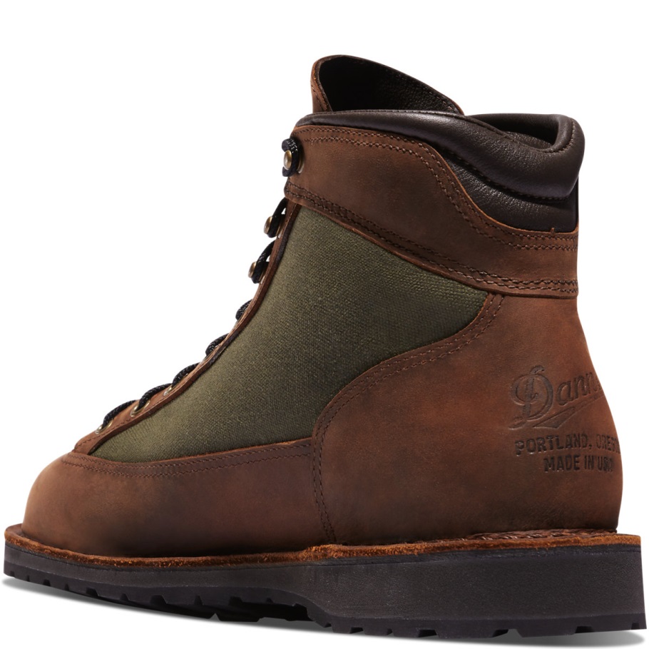 Ridge Dark Brown/Forest Green Danner