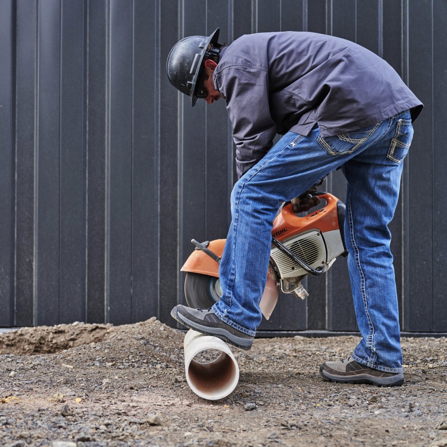 Riverside Grau/Blauer Stahlkappen-Danner