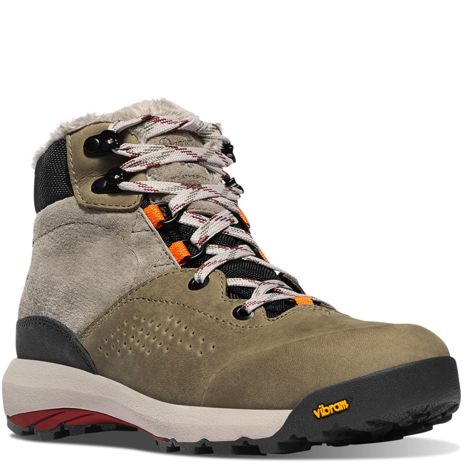 Women's Inquire Mid Insulated Hazelwood/Tangerine/Red Danner